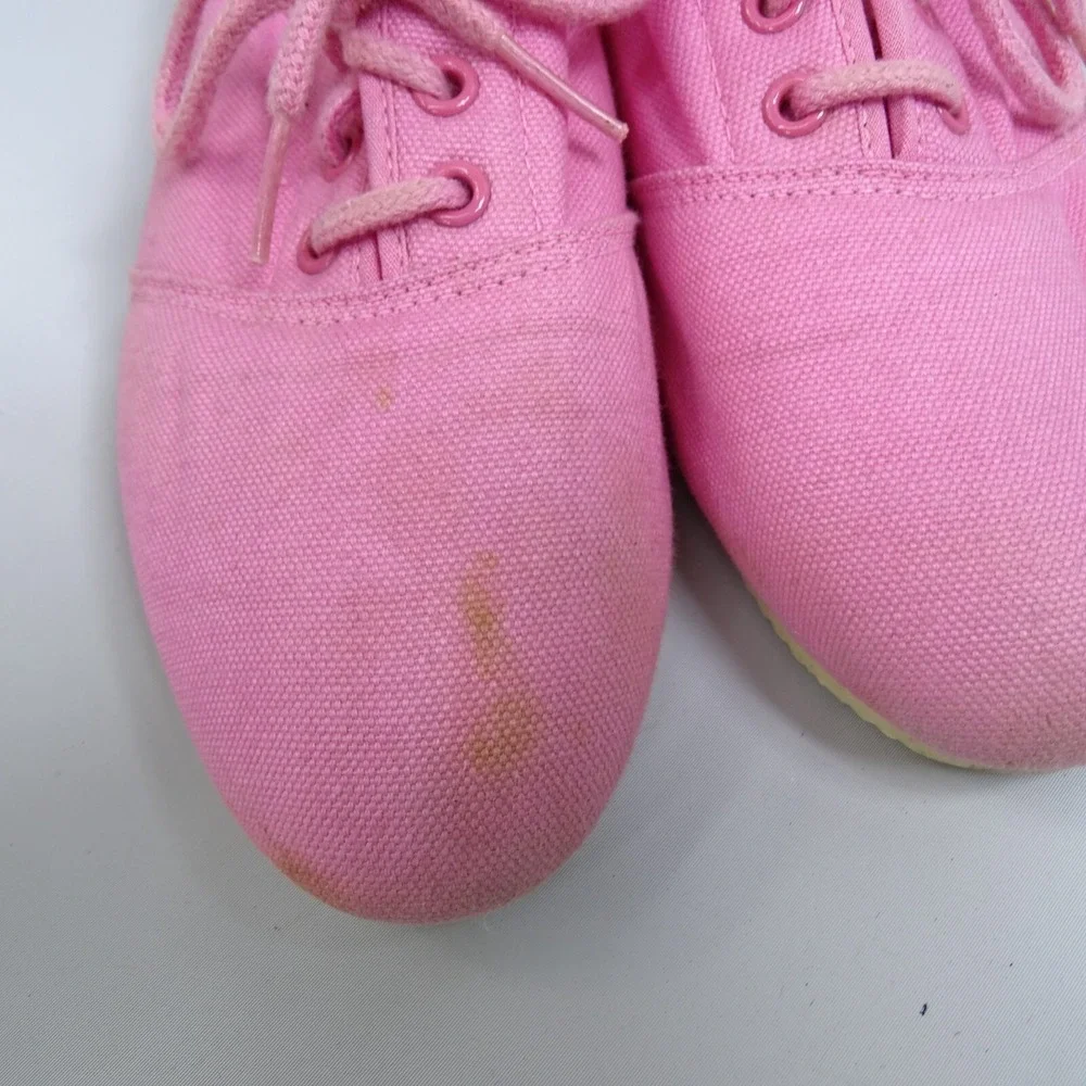 Vintage Nike 80s Women's Size 7.5 Sunburst Canvas Pink‎ Terry Inside Retro